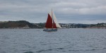 full sail off Falmouth