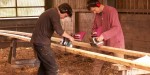 shaping the rubbing strakes