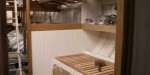 settee berth port side 